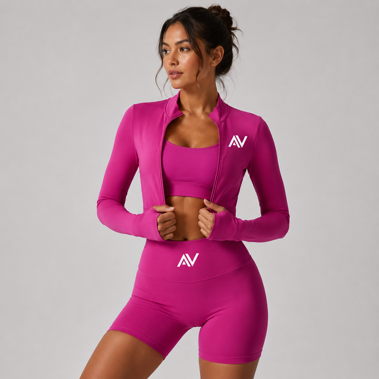 Liora Seamless Set – Blue