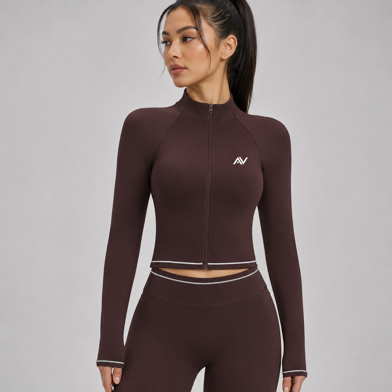 Yoga Long Sleeve Women Sports Jacket Zipper Fitness Cycling Workout Clothes Outdoor Running Sports Yoga Shirt Gym Workout Tops