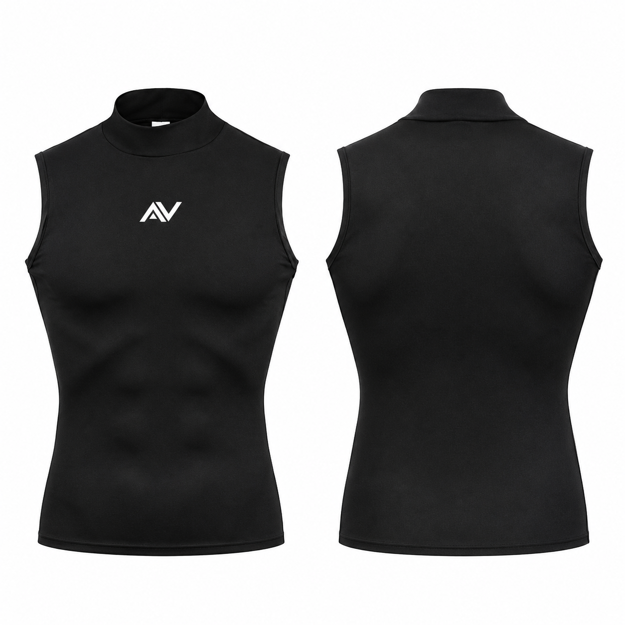 Compression Shirt Men Summer Sportswear Running Vest Elastic Quick Dry Sport Sleeveless Tops Tee Turtleneck Gym Workout Tank Top