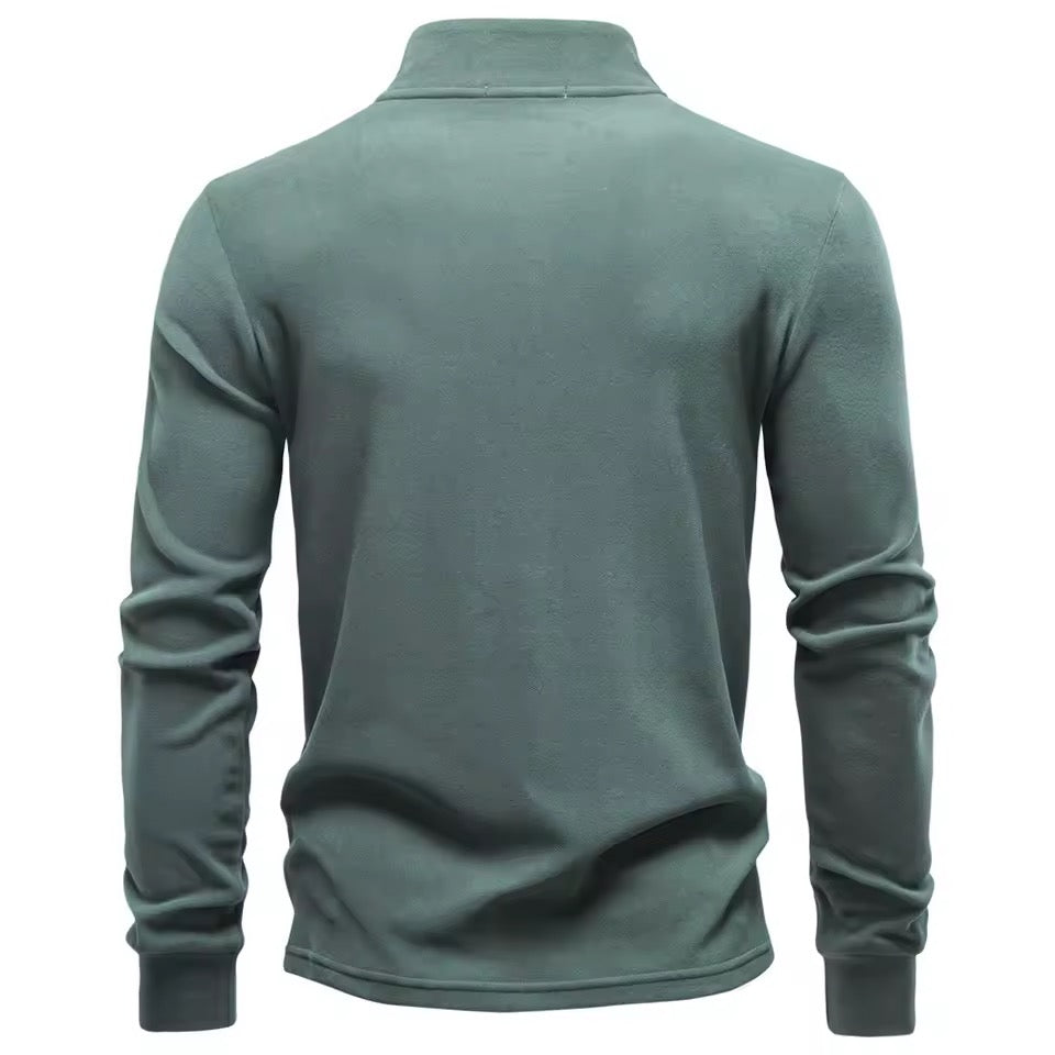 Veyron Men's Long Sleeve Top – Army Green