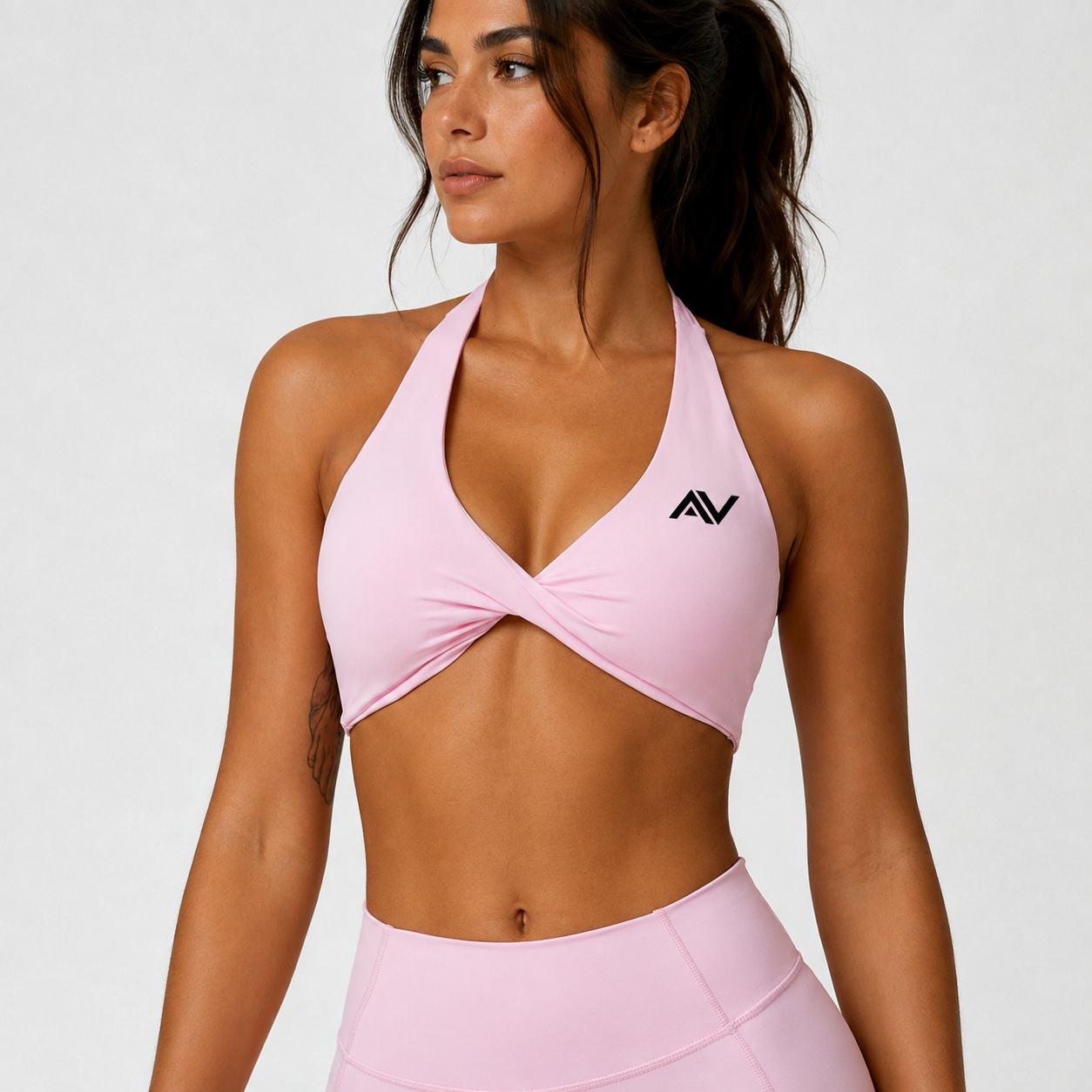 Elva High-Support Sports Bra – Lime