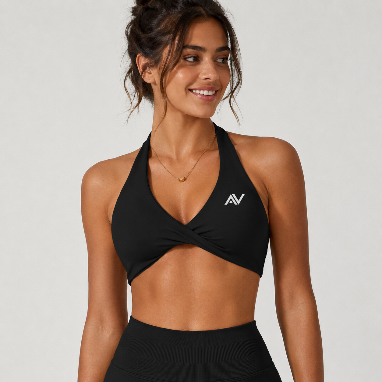 Elva Sculpting Top – Black II