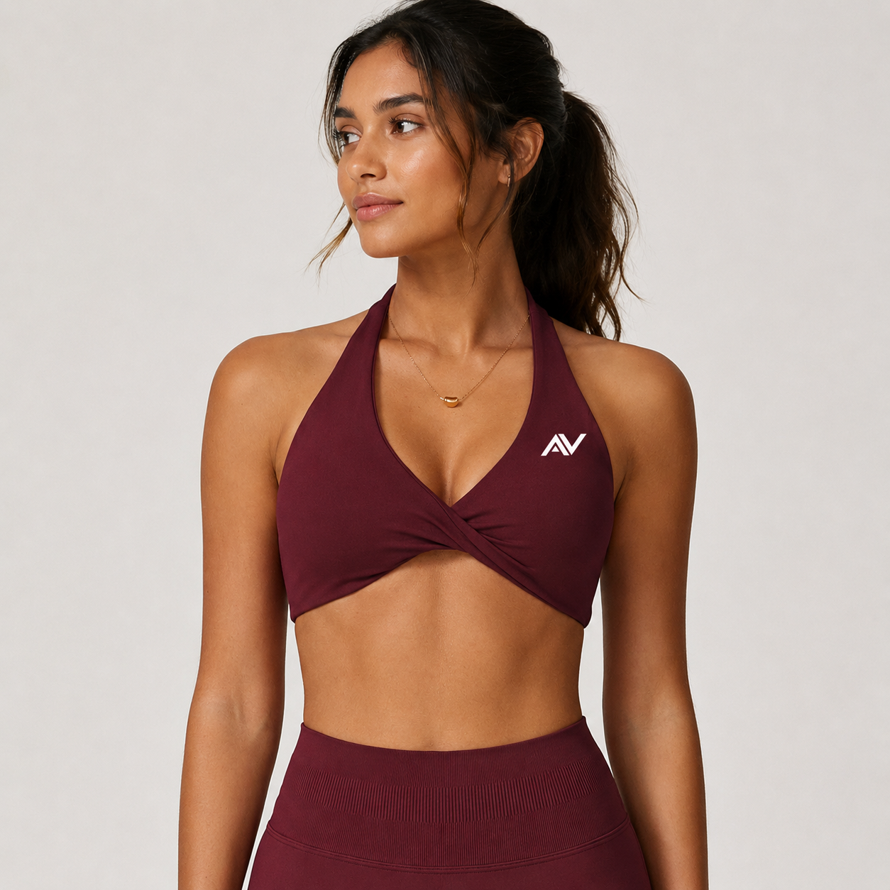 Elva High-Support Sports Bra – Black