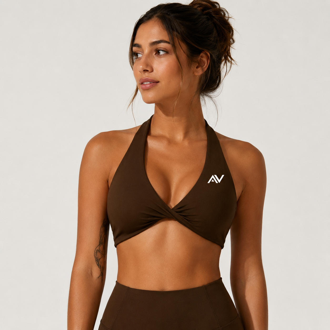Elva High-Support Sports Bra – Wine Red