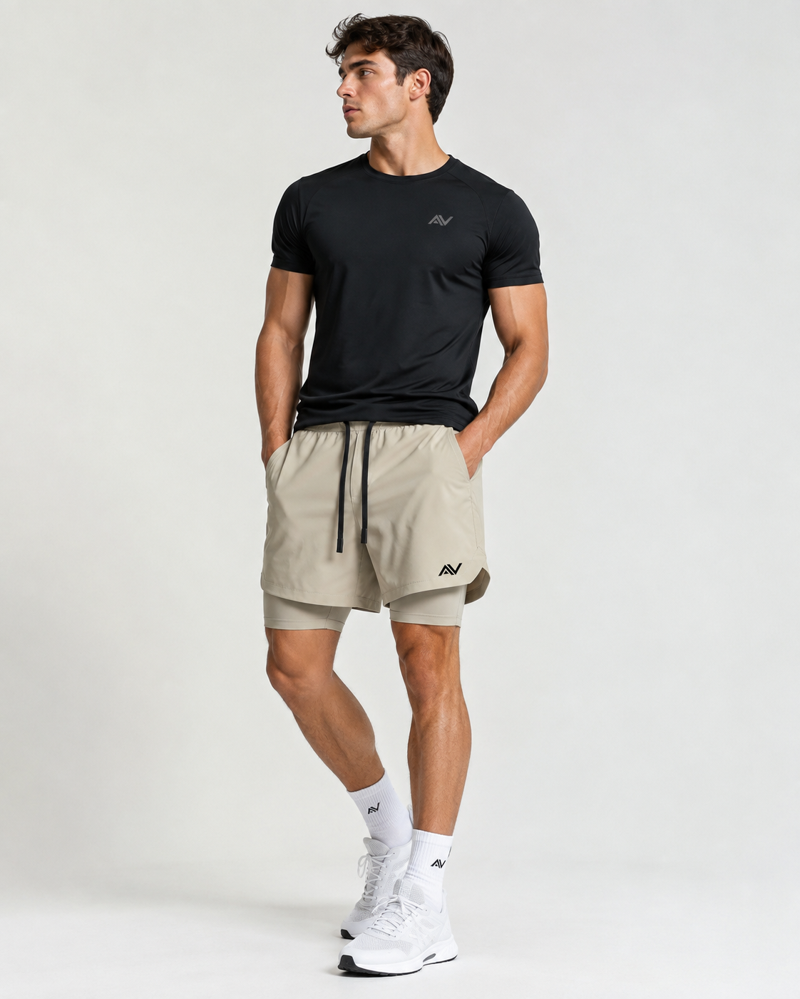 Titan Men's Shorts – White
