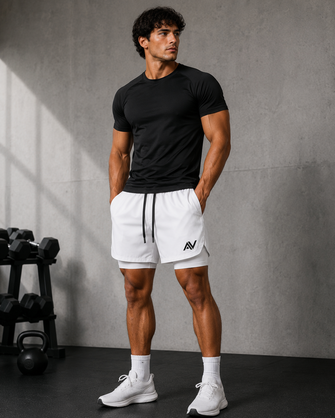 Titan Men's Shorts – White II