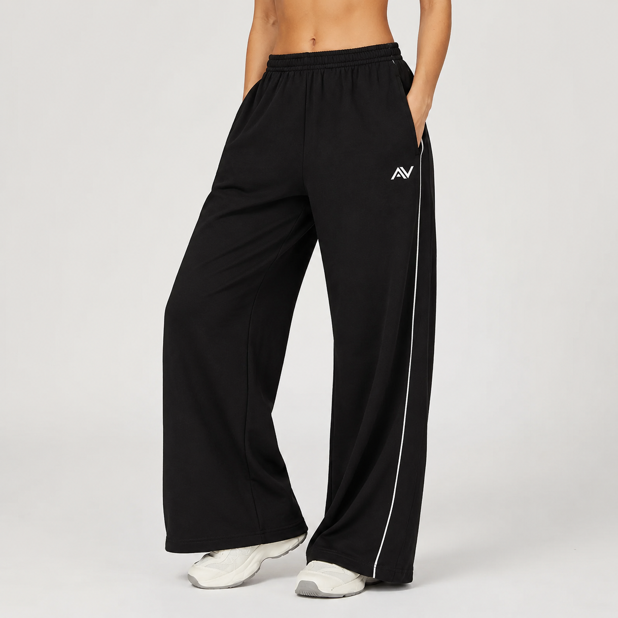 Wide Leg Trousers Yoga Pants for Women High Waisted Loose Gym Workout Sweatpants Female Fitness Sports Leggings Yoga Trousers