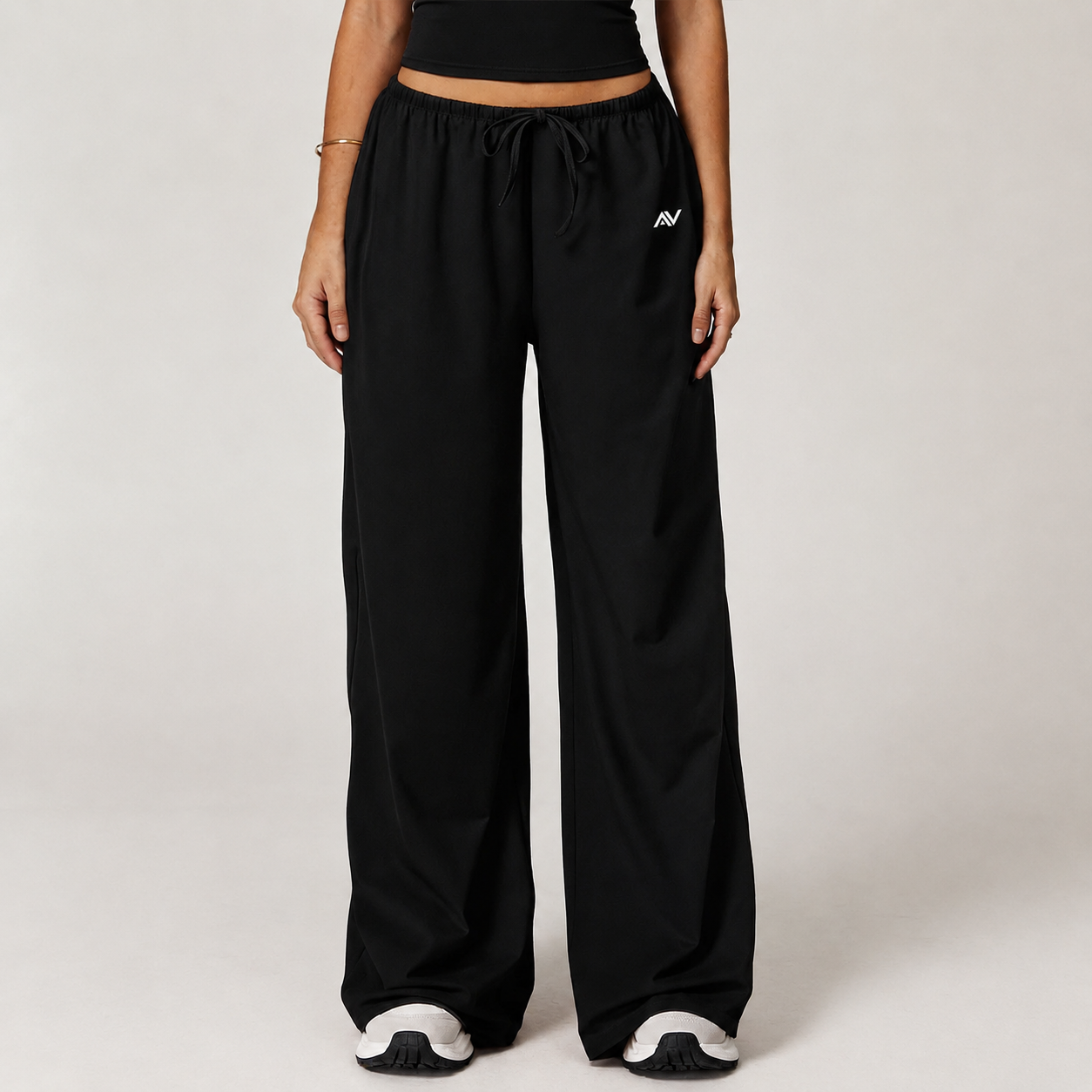 Women's Yoga Wide Leg Pants Draped Loose Casual Trousers Naked Feel Gym Sweatpants with Drawstring Elastic Waist sportswear