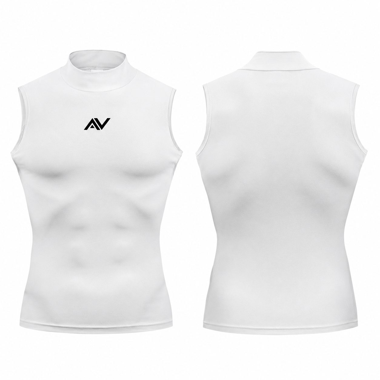 Compression Shirt Men Summer Sportswear Running Vest Elastic Quick Dry Sport Sleeveless Tops Tee Turtleneck Gym Workout Tank Top