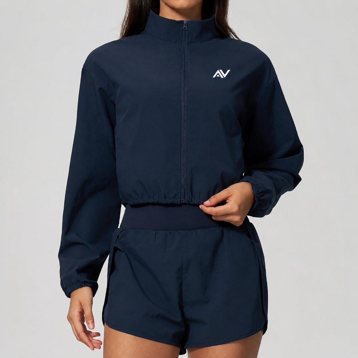 Zipper Yoga Long Sleeve Women's Sports Fitness Jacket Outdoor Loose Workout Cycling Shirts Female Gym Top Running Coats Clothes
