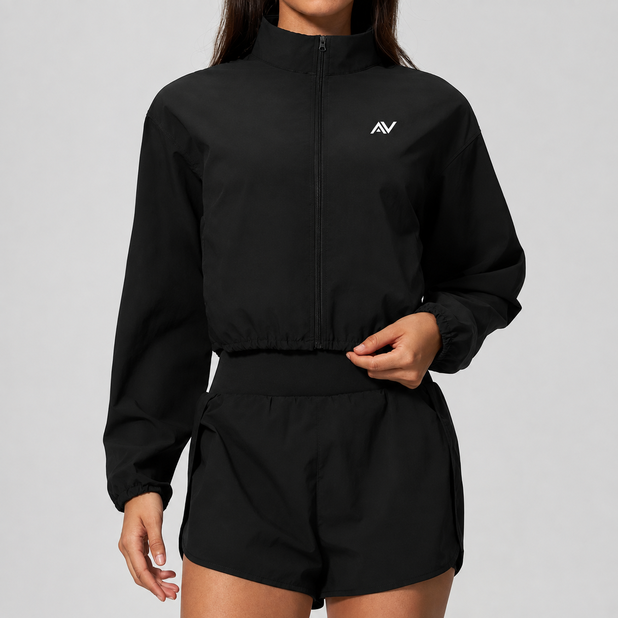 Zipper Yoga Long Sleeve Women's Sports Fitness Jacket Outdoor Loose Workout Cycling Shirts Female Gym Top Running Coats Clothes